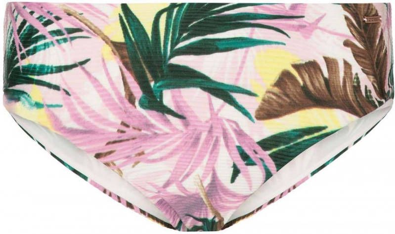 Protest gebloemd hipster bikinibroekje Juliana lichtroze/groen