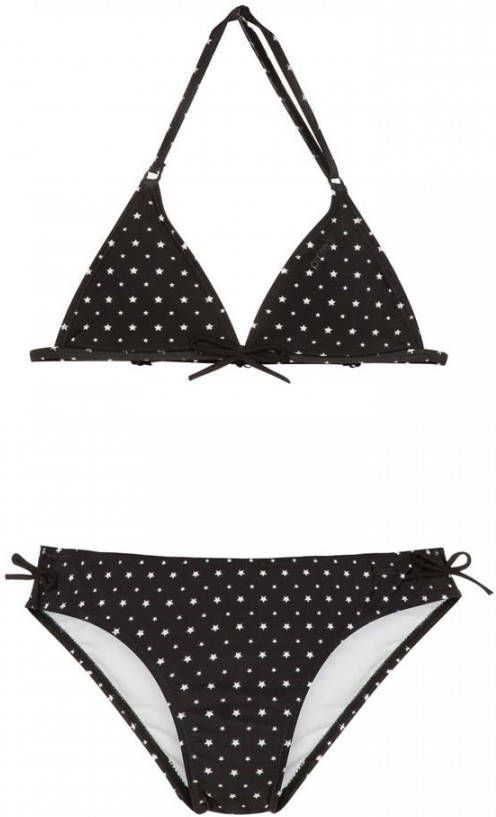 Protest triangel bikini Suzy met all over print zwart