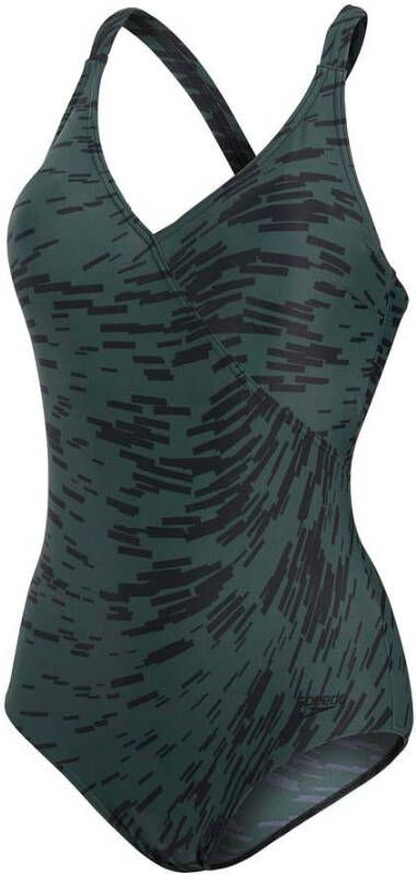 Speedo Endurance10 corrigerend badpak Lexi groen/zwart