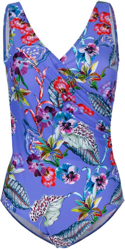 maritim Badpak in wikkellook Lila/Pink