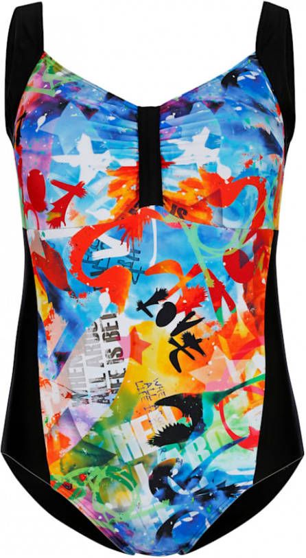 maritim Badpak met kleurrijke print Blauw/Groen