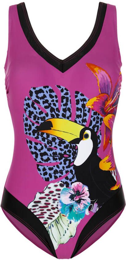 maritim Badpak met print voor Pink