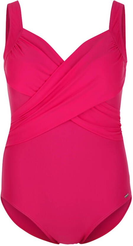 TruYou Badpak met plooitjes voor Pink