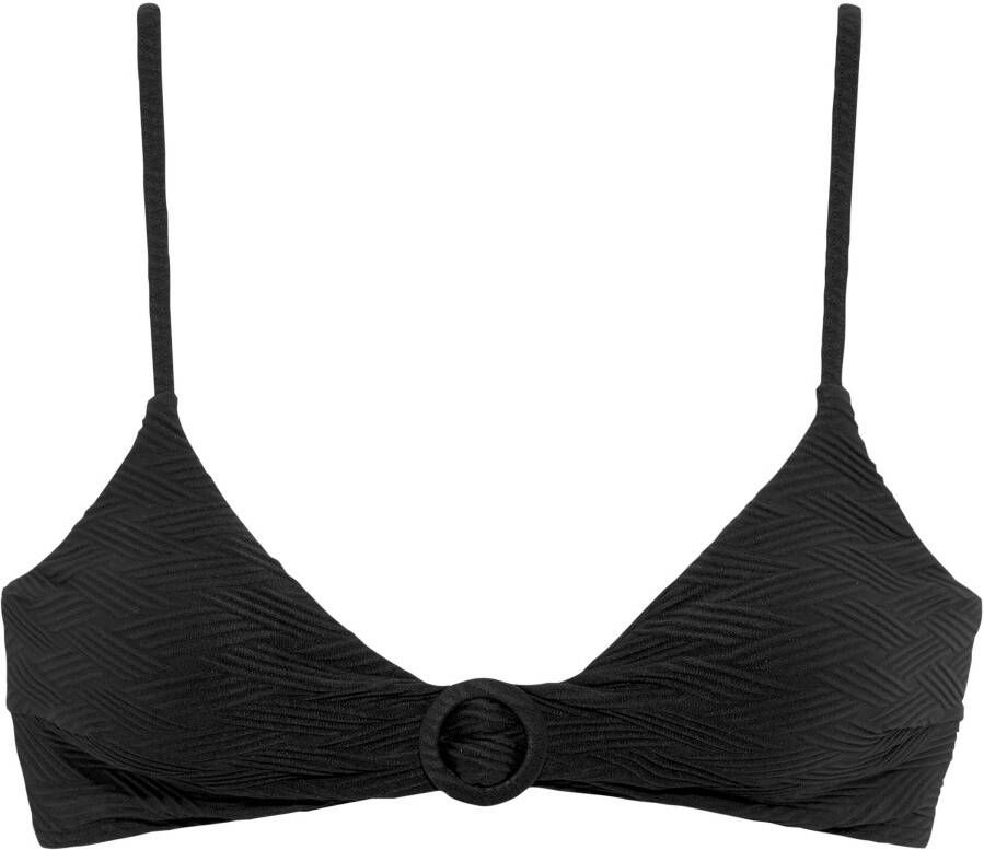 Triangelbikinitop in zwart van Sunseeker