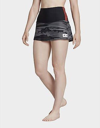 Adidas Thebe Magugu Zwemrok Black/Carbon Dames