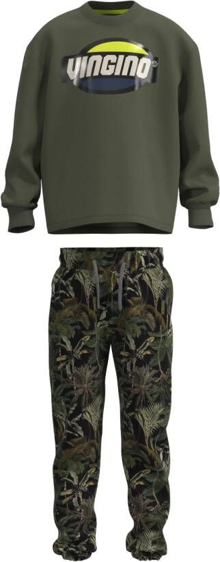 VINGINO jongens pyjama urban green