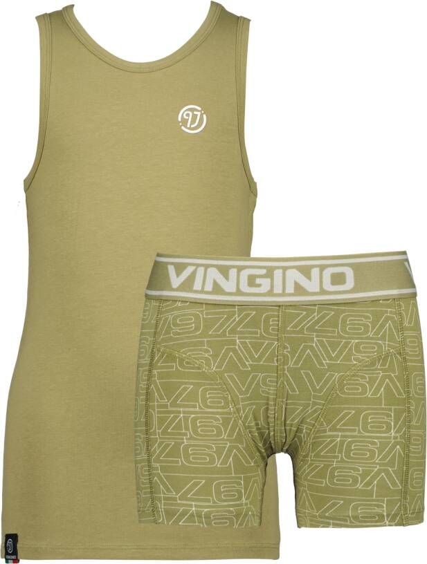 Vingino Groene Boxershort B 231 16 Fine Art Set