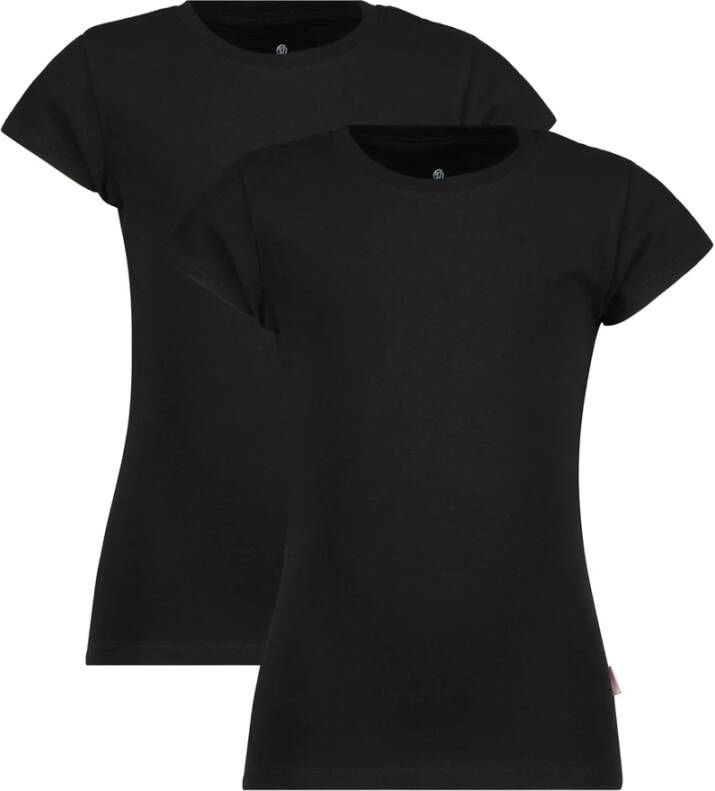 Vingino Zwarte T shirt Girls T shirt(2 pack )