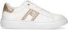 Tommy Hilfiger Sneakers FLAG LOW CUT LACE UP SNEAKER WHITE/PLATINUM online kopen