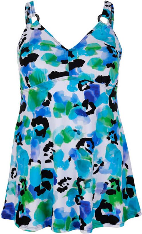 maritim Badjurkje met sierring aan de bandjes Wit/Blauw/Groen