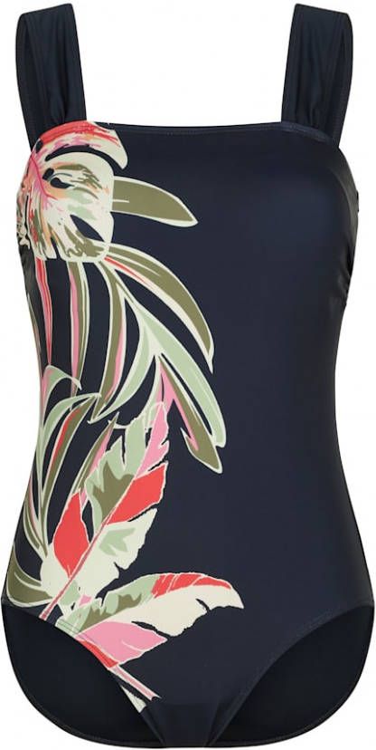 maritim Badpak met print voor Marine/Groen