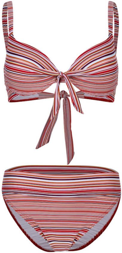 Olympia Tankini met modieus dessin Bruin