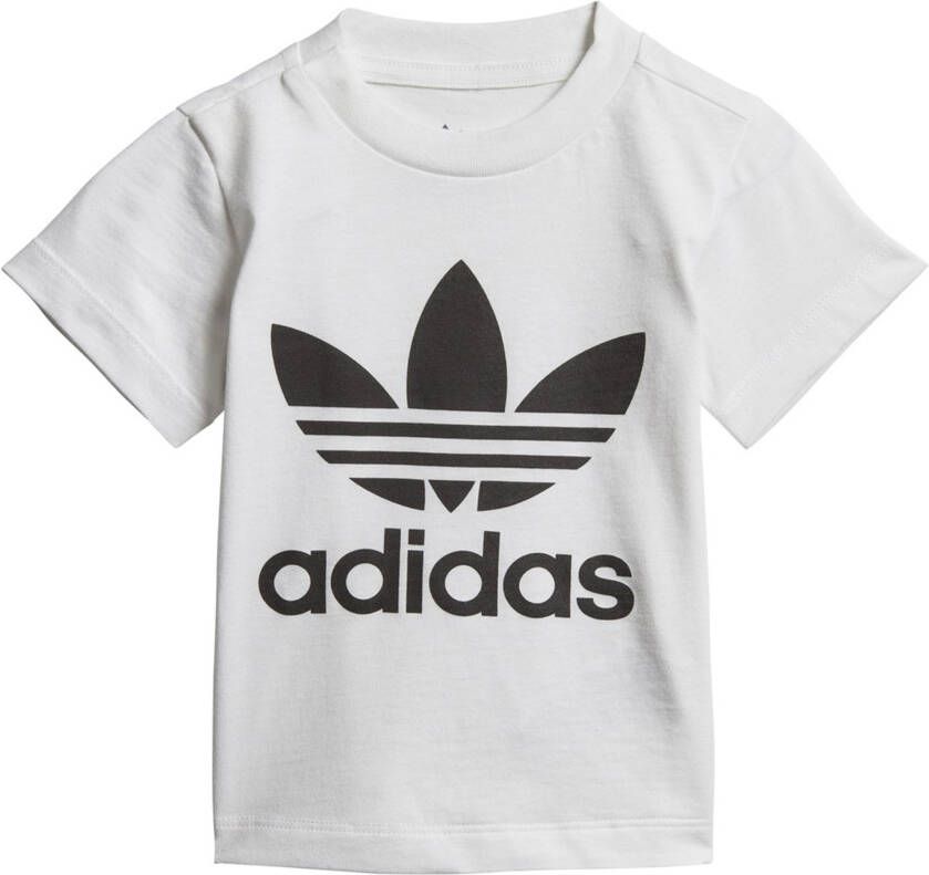 Adidas Trefoil voorschools T Shirts White 100% Katoen
