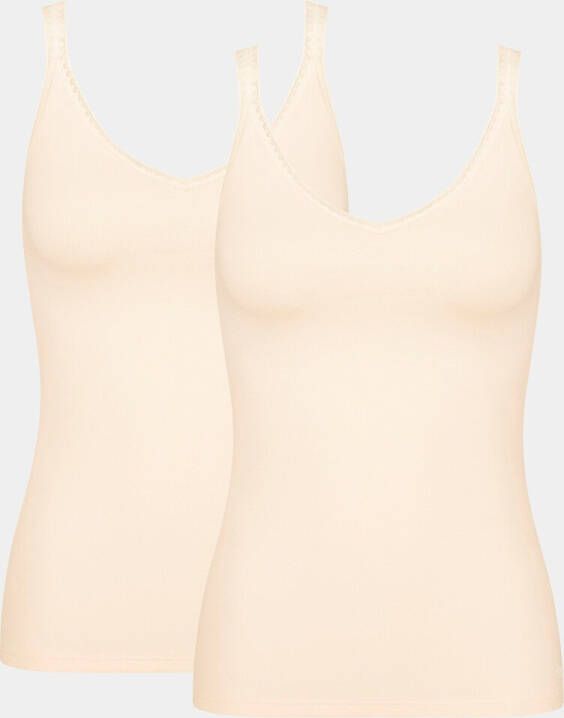 Sloggi GO hemd(set van 2)zwart