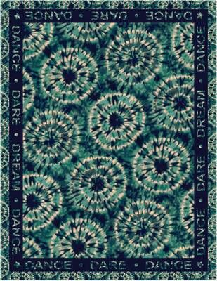 Marlies Dekkers lotus pareo | blue and green dye