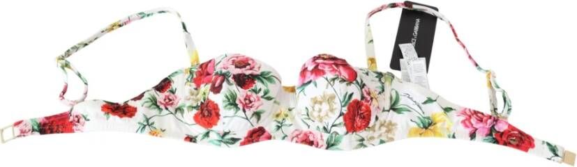 Dolce & Gabbana Bloemenprint bikini , Wit, Dames