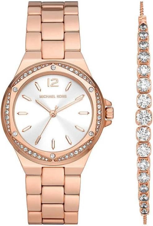 Michael Kors Horloges Lennox Rosé, goudkleurig