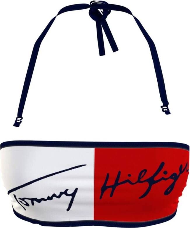 Tommy Hilfiger Beha met kenmerkende bandeau , Blauw, Dames