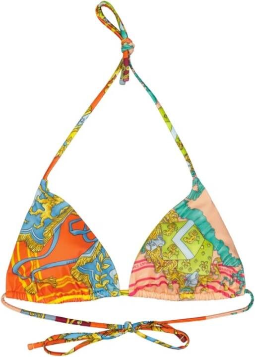 Versace Royal Rebellion bikini top , Oranje, Dames