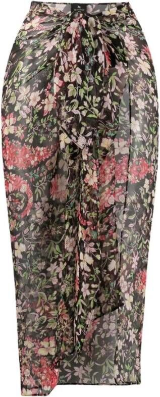 ETRO zijden rok , Zwart, Dames