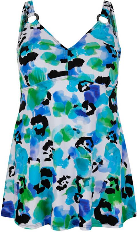 maritim Badjurkje met sierring aan de bandjes Wit/Blauw/Groen