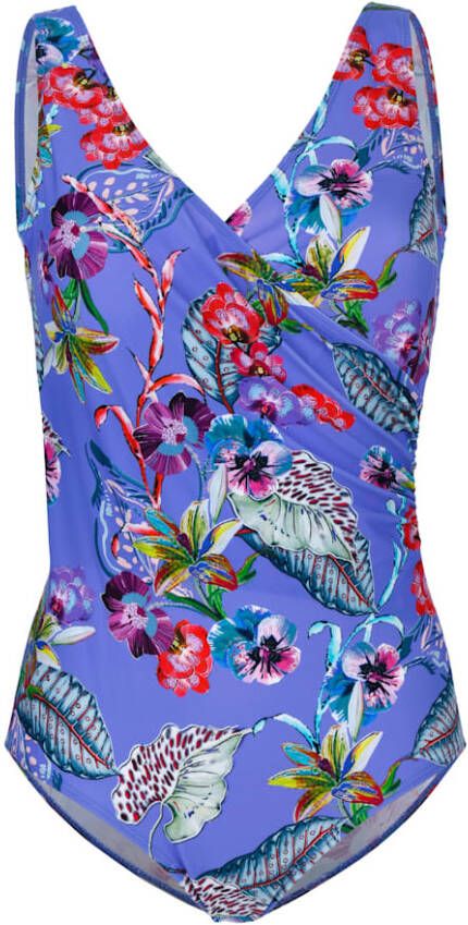 maritim Badpak in wikkellook Lila/Pink