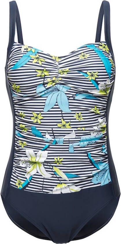 maritim Badpak met gedessineerde inzet voor Marine/Wit