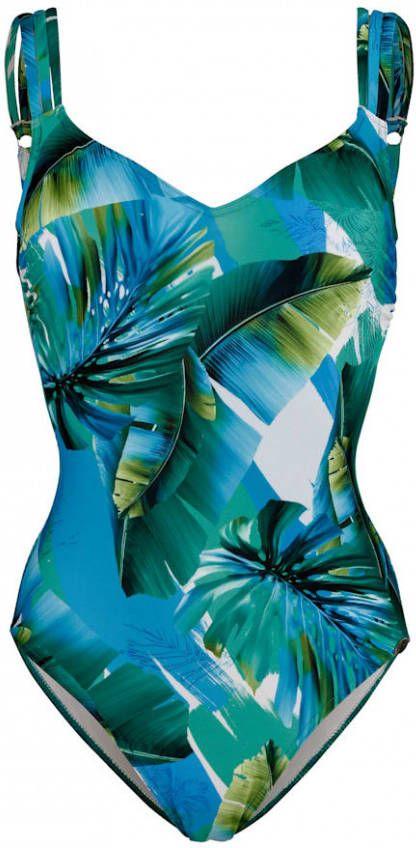 SUNFLAIR Badpak in de kleuren van de zee Turquoise