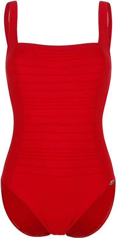 SUNFLAIR Badpak in flatterende look Rood