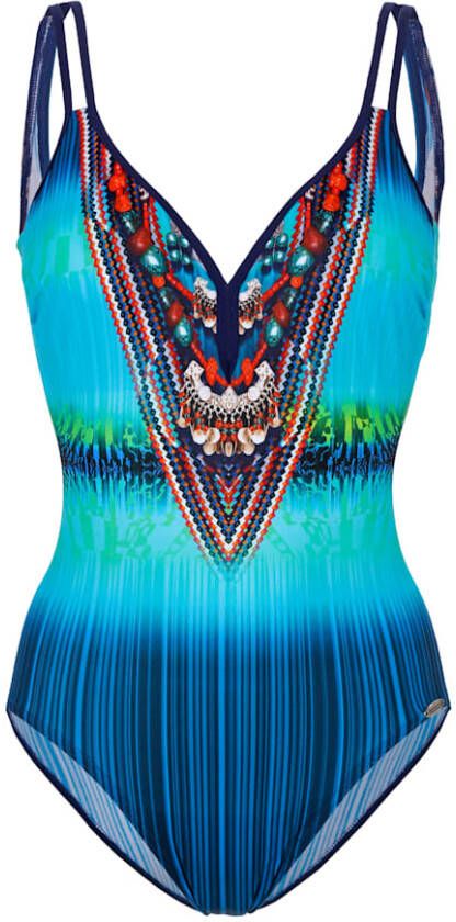 SUNFLAIR Badpak met patronenmix allover Turquoise