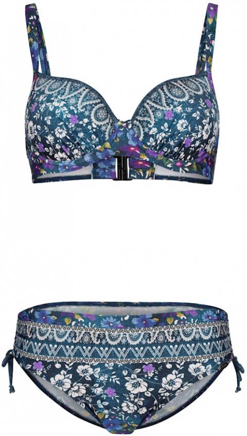 SUNFLAIR Bikini met elegante sierveters Blauw