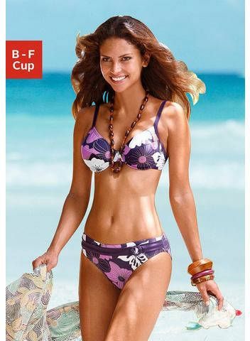 Lascana Beugelbikini met bloemenprint