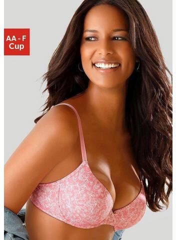 Lascana Bh met steuncups Ela perfect basic met beugel van zijdeachtige microvezel