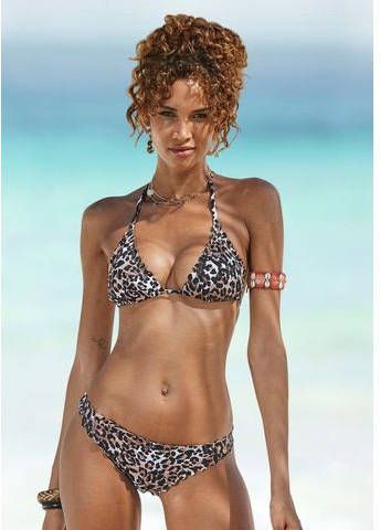 Lascana Bikinibroekje Lexa in strak brasil model met schulprandjes