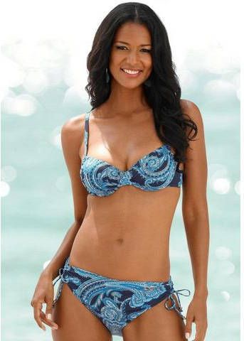 Lascana Bikinitop met beugels Boho met paisley patroon