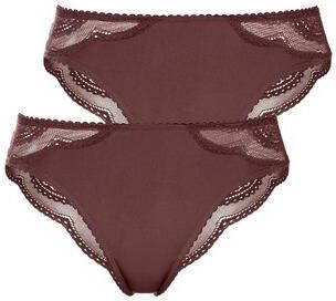 Lascana Brasil slip met fijne kant(set, 2 stuks )