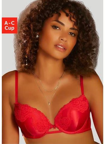 Lascana Push up bh in unieke satijn look