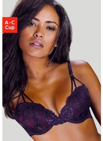 Lascana Push up bh met decoratieve bandjes
