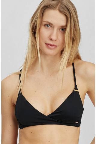 O'Neill Blue overslag triangel bikinitop Baay zwart