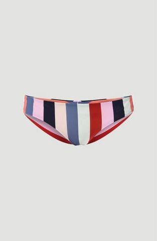O'Neill gestreept brazilian bikinibroekje Maoi rood/blauw