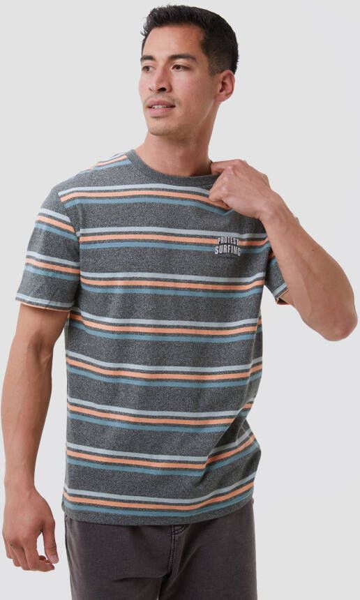 Protest Gau T Shirt Heren Groen