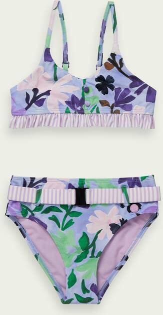 Scotch & Soda Bikini met print en riem