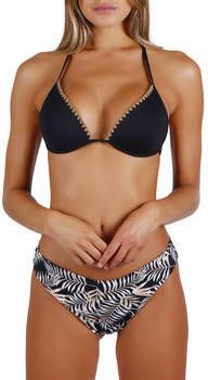 Admas Bikini Tweedelig bikini driehoek push up set Ethnic Leaves