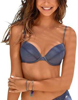 Bikini Lascana Sunseeker Jeansblue Swimsuit Top