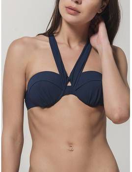 Bikini Luna Blue Sense Splendida Voorgevormde Bandeau zwempak Top