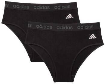 adidas 2 stuks Solid Cotton Bikini Style Brief Multi