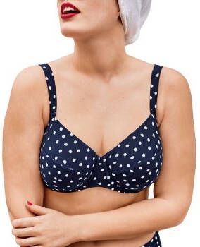 Rosa Faia Blue Dots Luna Big Cup Bikini Bra