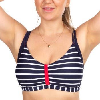 Trofé Trofe Navy Stripe Magaluf Wireless Bikini