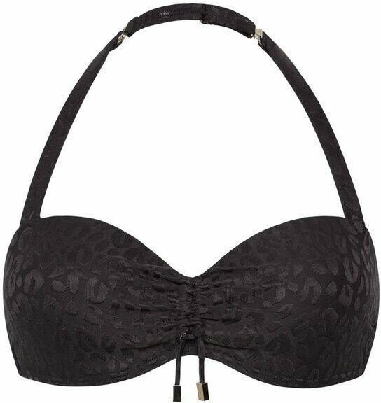 Beachlife luna black iris bikini top wired