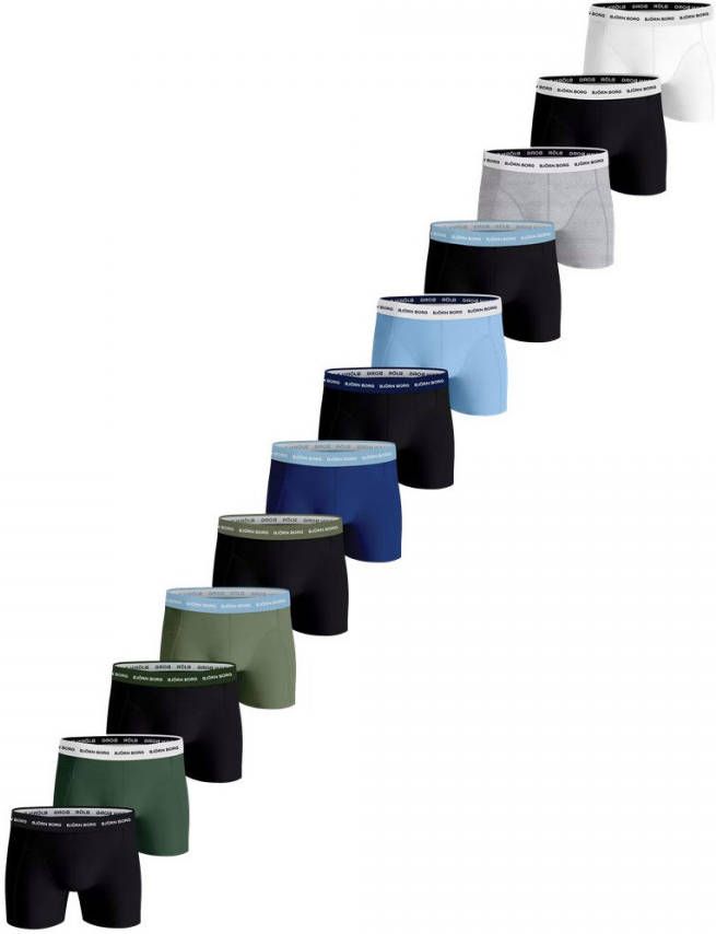 Bjorn Borg Bjö, rn Borg Essential boxershorts met logoband in 12 pack